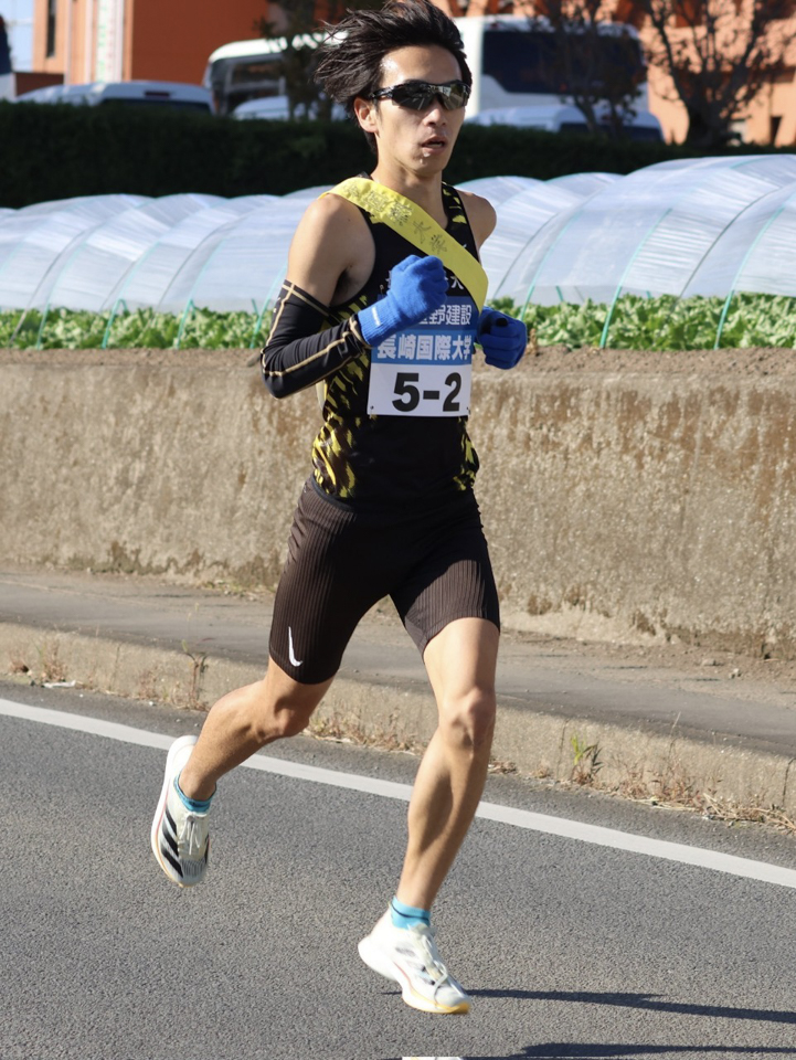 2区：山口大貴 (国際観光学科3年)(島原学生駅伝)